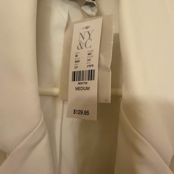 New York & Company Classic White Blazer Dress! NWT! - Picture 2 of 8